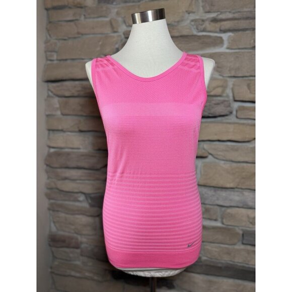 Nike 643326 Women's Seamless Knit Sleeveless Tank Top Running Training Sz M - Picture 1 of 7